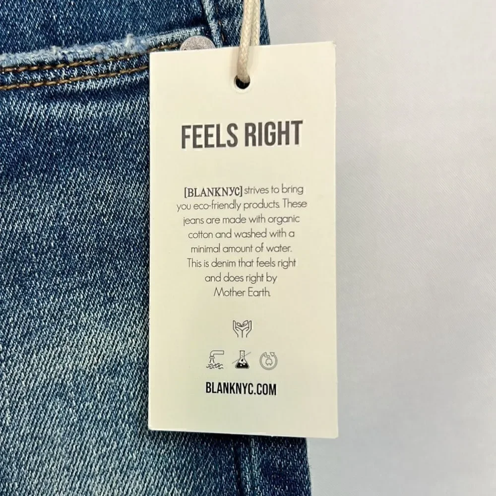 Blank NYC the Bond Mid-rise Skinny Jeans size 25 NWT